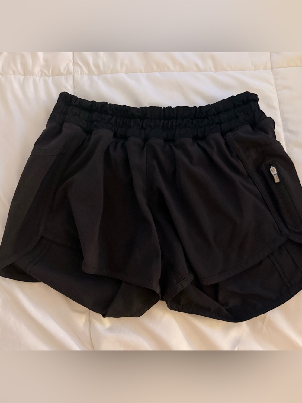 lululemon athletica Black Layered Running Shorts